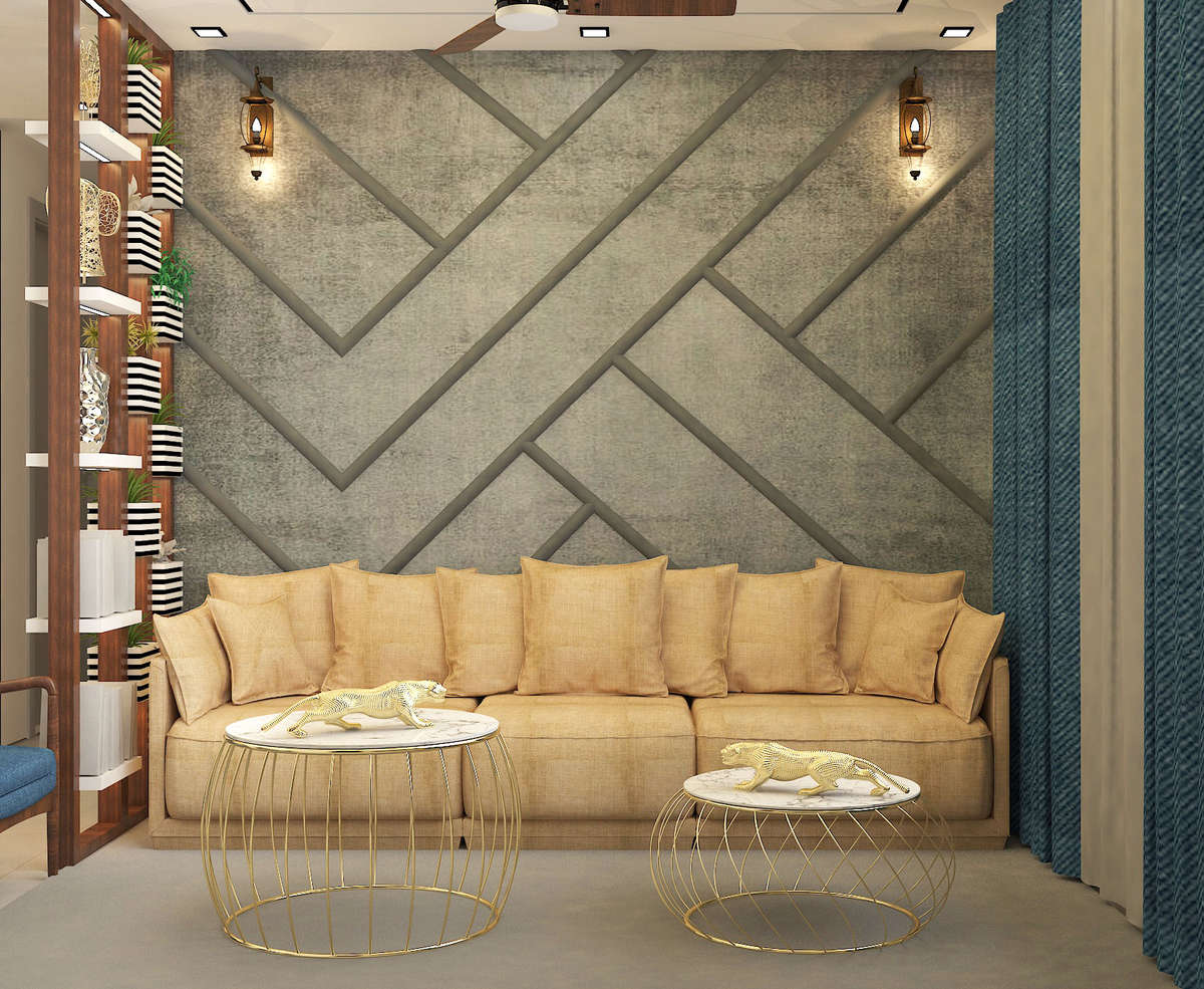 Living, Furniture Designs by Interior Designer Råvi Patidar, Jaipur | Kolo