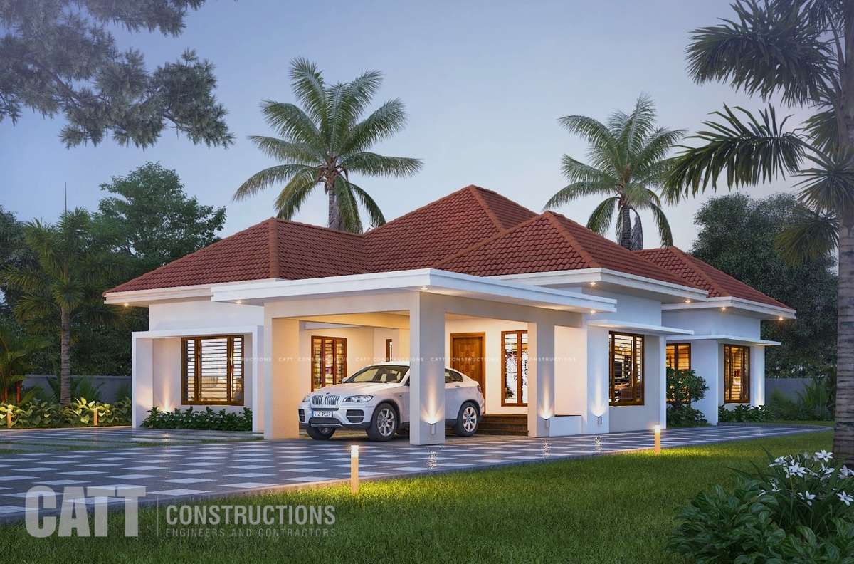 Exterior, Lighting Designs by Contractor frederic Jose, Kottayam | Kolo