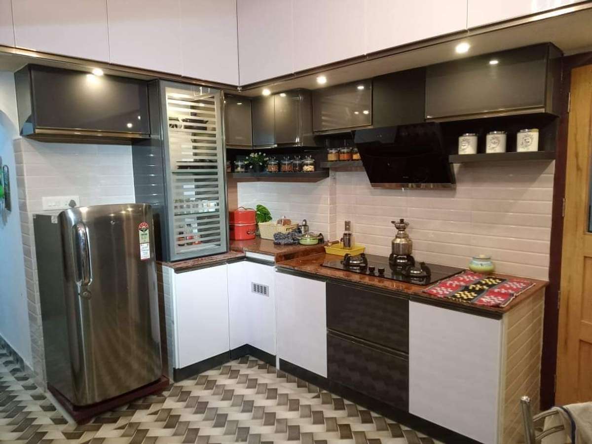 Lighting, Kitchen, Storage Designs by Interior Designer shahul AM, Thrissur | Kolo