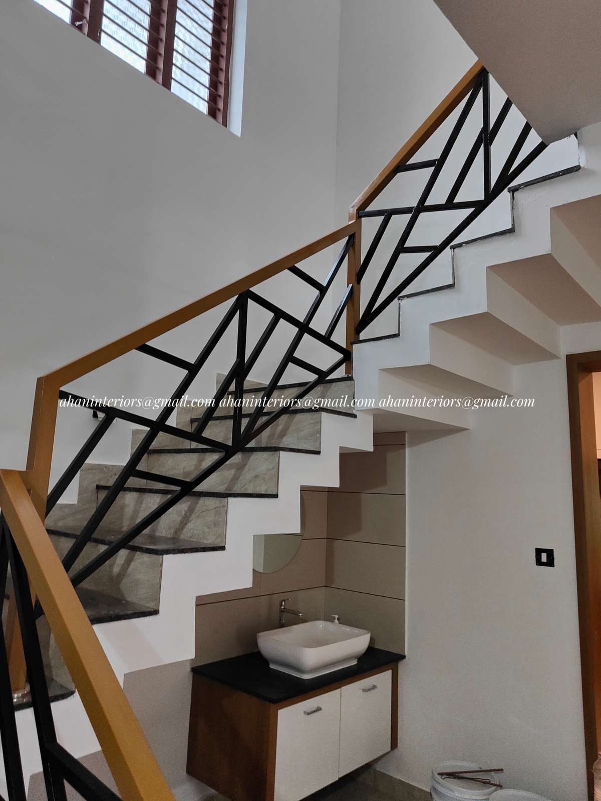 Staircase, Bathroom Designs by Interior Designer ahan interiors, Thrissur | Kolo