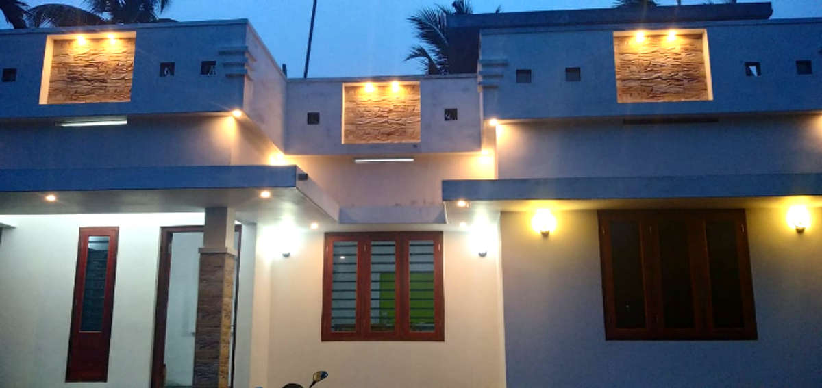 Exterior, Lighting Designs by Contractor Jineesh T B, Ernakulam | Kolo