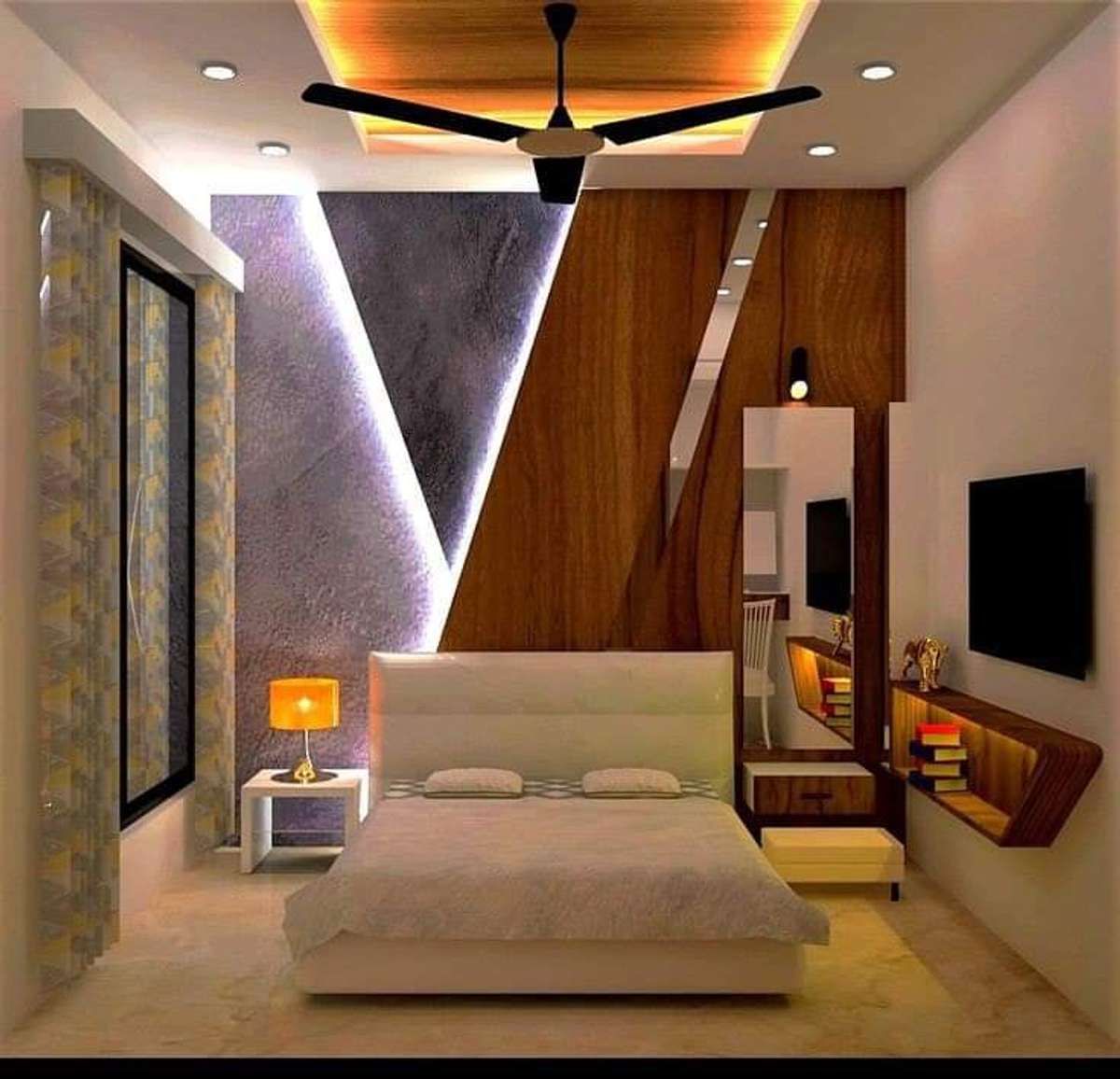 Furniture, Bedroom, Lighting, Storage Designs by Contractor Culture Interior, Delhi | Kolo