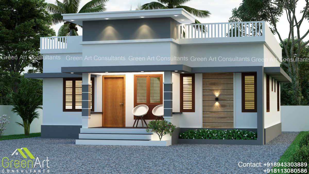 Designs by Contractor GreenArt Consultants, Thrissur | Kolo