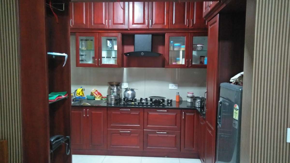 Kitchen, Storage Designs by Interior Designer Sunil Kumar, Palakkad | Kolo
