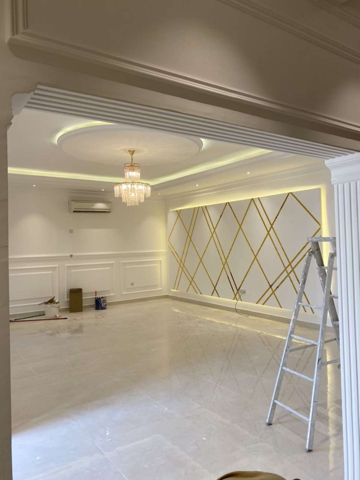 Ceiling, Furniture, Lighting, Living, Storage, Table Designs by Contractor Culture Interior, Delhi | Kolo