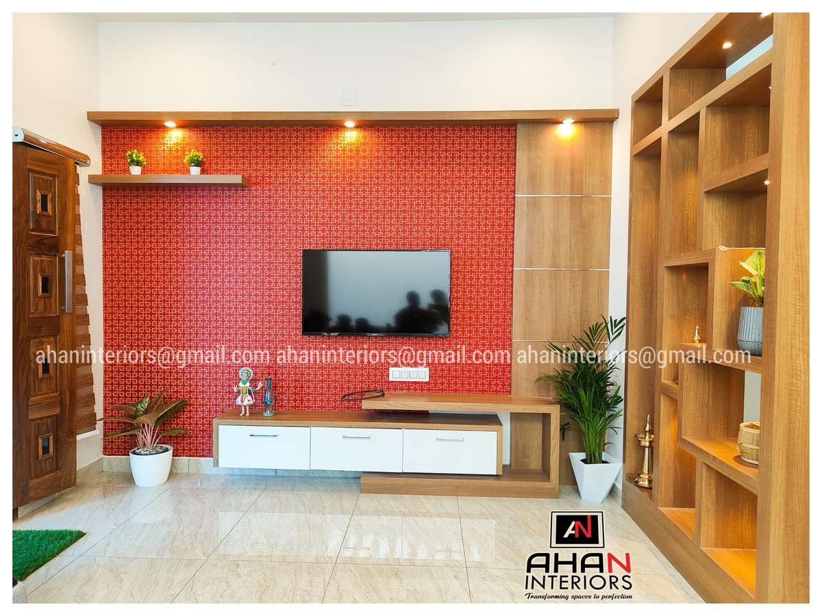 Living, Storage Designs by Interior Designer ahan interiors, Thrissur | Kolo