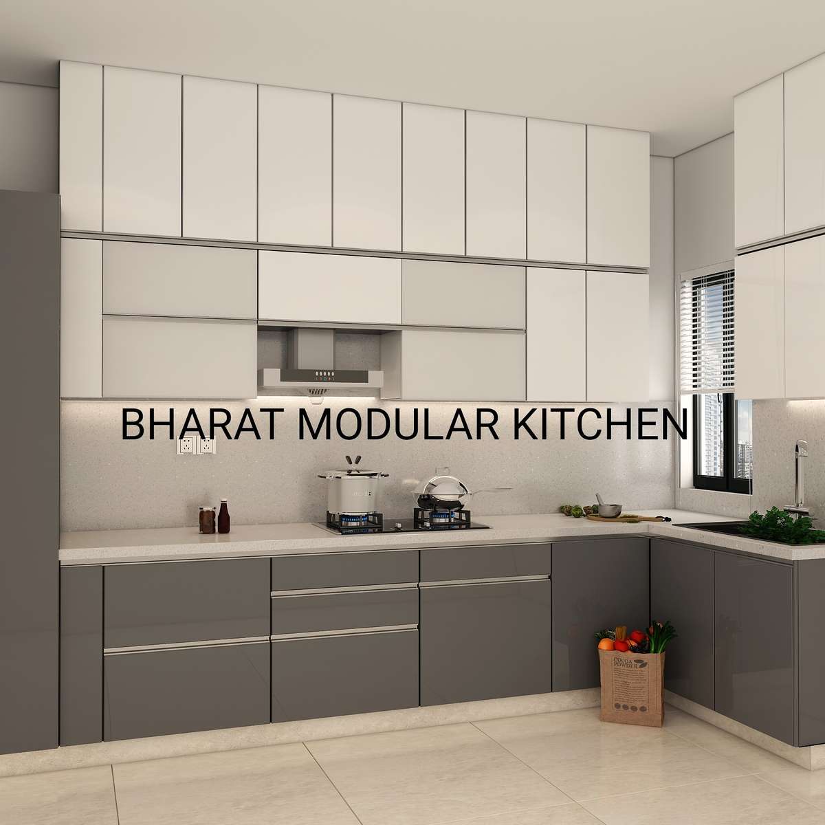 Kitchen, Storage Designs by Contractor BHARAT MODULAR KITCHEN, Delhi | Kolo