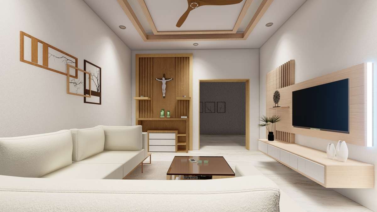 Furniture, Living, Storage, Table, Prayer Room Designs by Architect Jomsin James, Idukki | Kolo