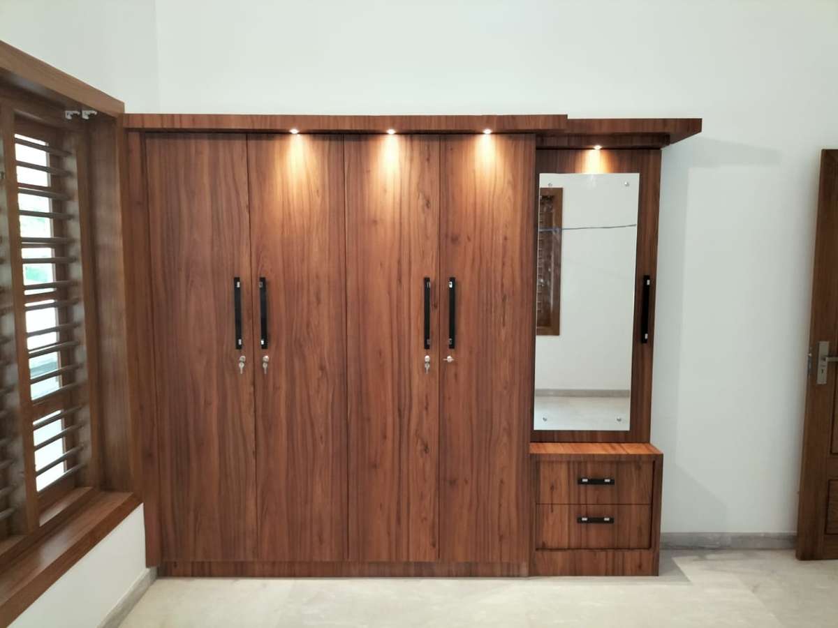 Multi 2024 wood wardrobe