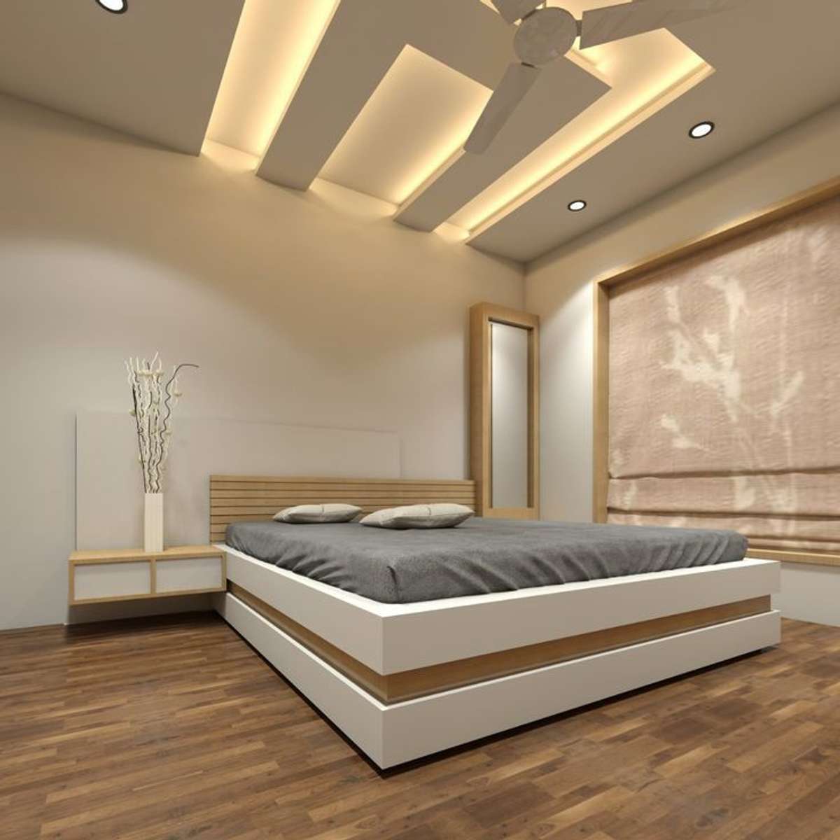 Ceiling, Furniture, Storage, Wall, Bedroom Designs by Interior Designer Native Associates, Wayanad | Kolo