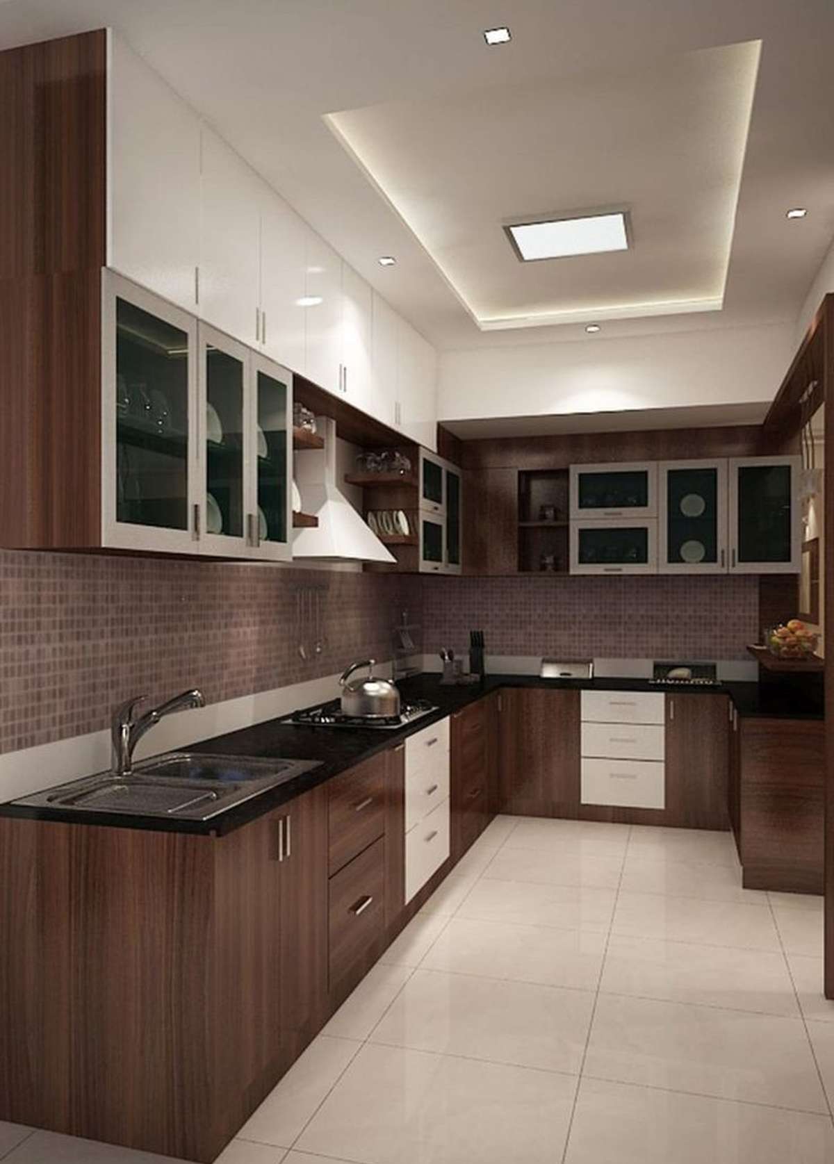 Ceiling, Lighting, Kitchen, Storage Designs by Contractor The Decorators, Delhi | Kolo