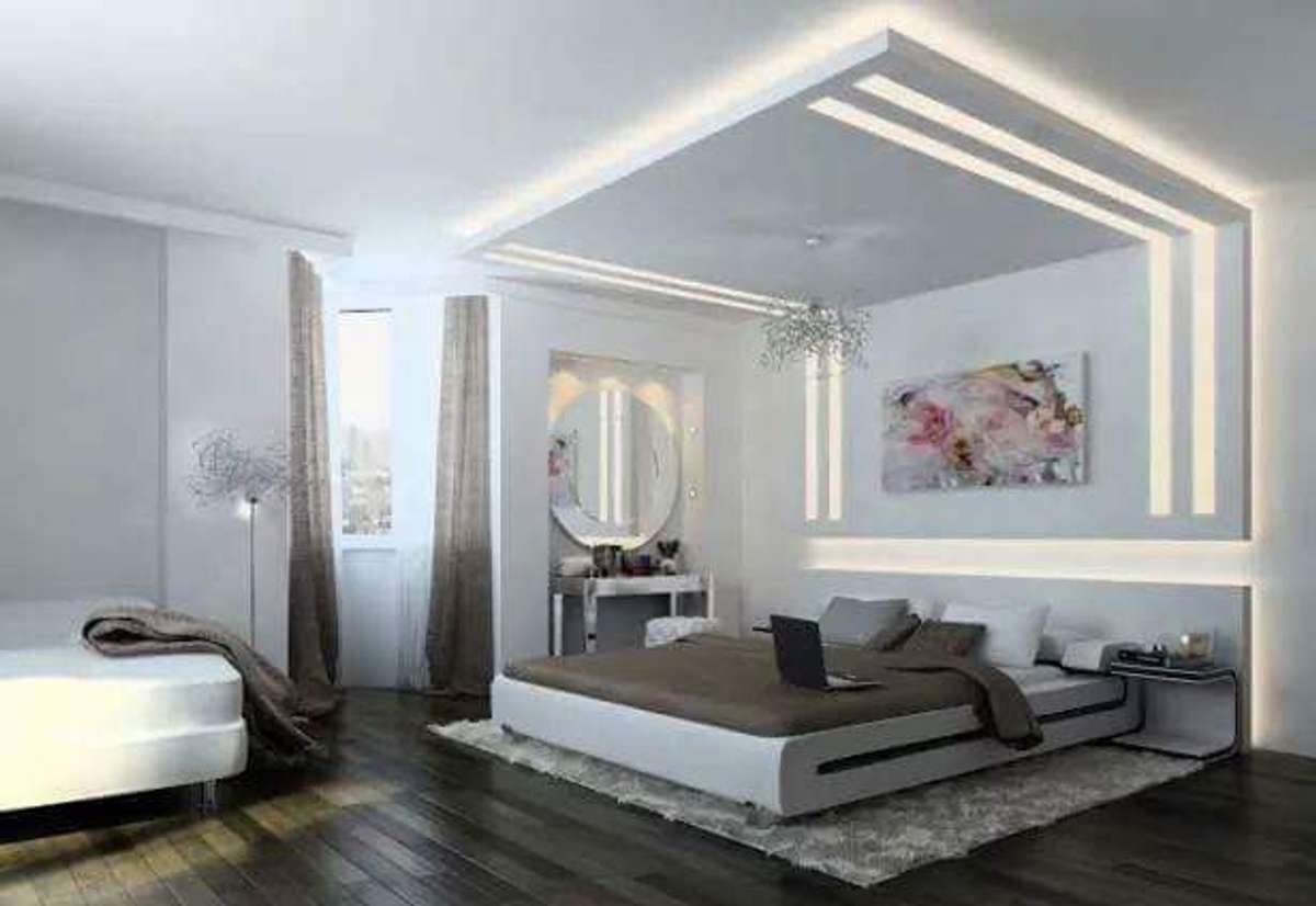 Ceiling, Lighting, Furniture, Storage, Bedroom Designs by Contractor qadir shameem, Gautam Buddh Nagar | Kolo