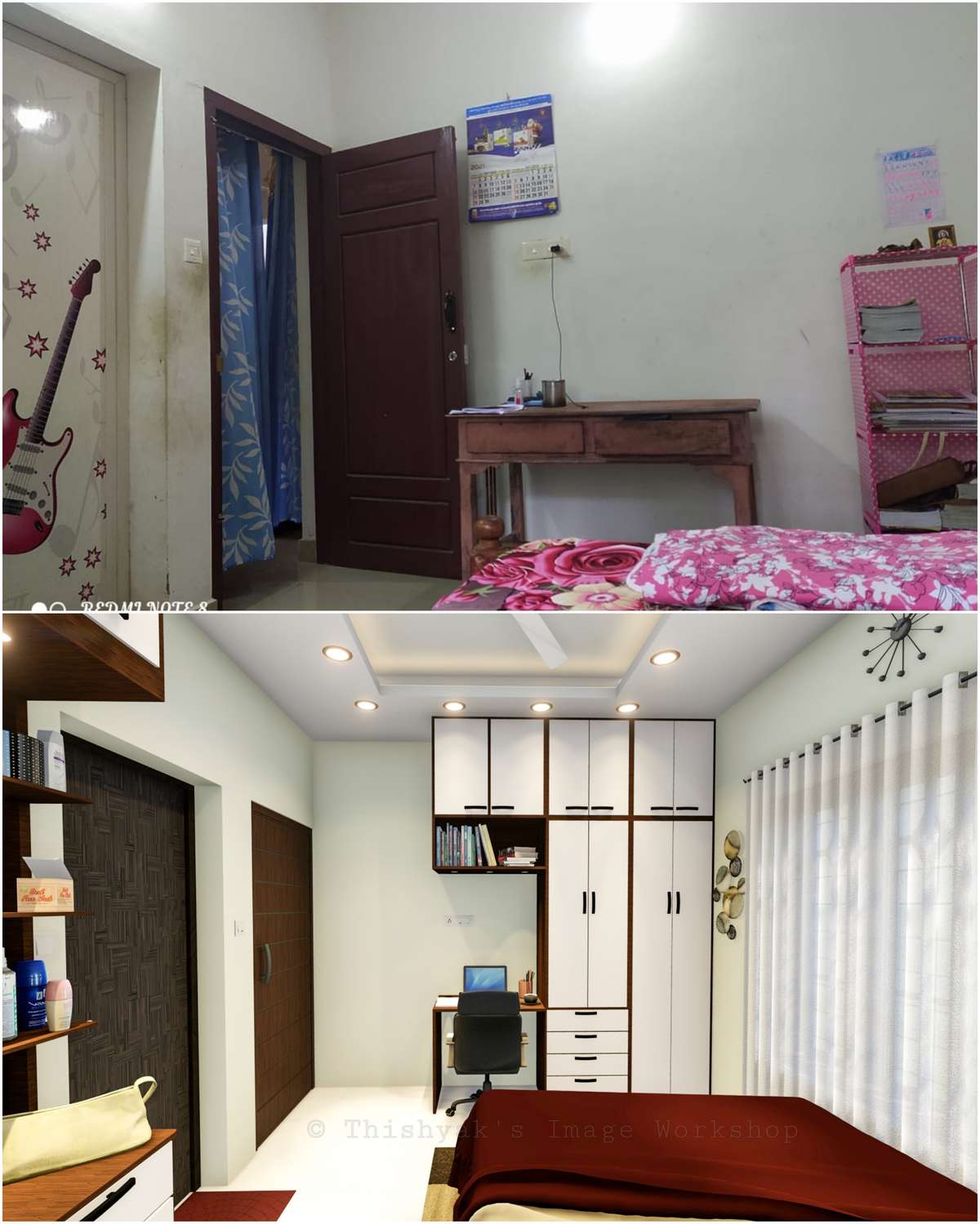 Bedroom, Furniture, Lighting, Storage Designs by 3D & CAD THISHYAK S, Pathanamthitta | Kolo