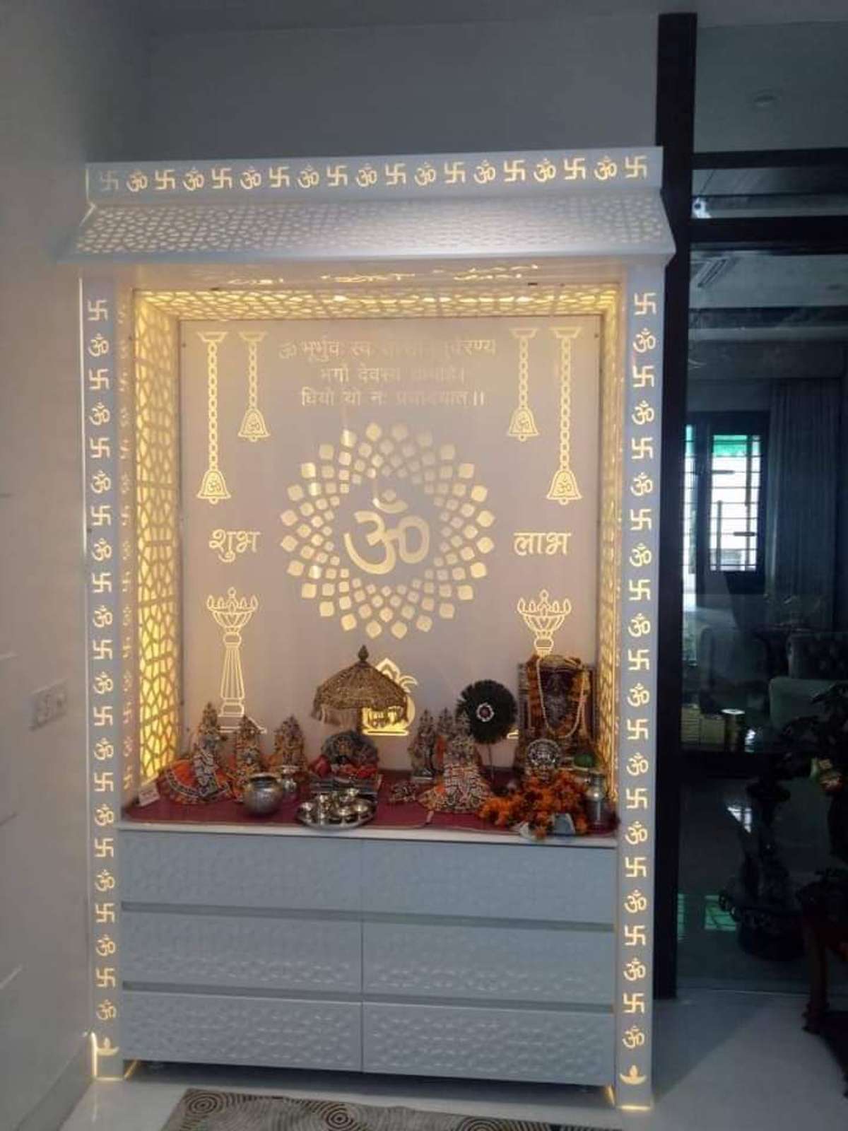 Lighting, Prayer Room, Storage Designs By Interior Designer Ak Sharma,  Gautam Buddh Nagar | Kolo