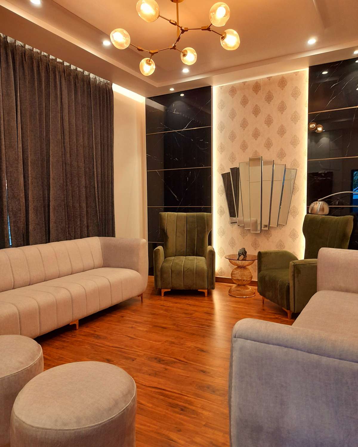 Furniture, Lighting, Living, Home Decor, Wall Designs by Architect Sidharth Architect, Delhi | Kolo