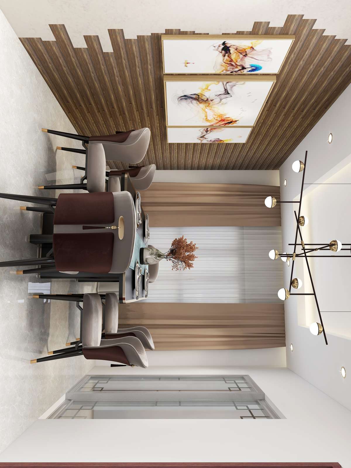 Table, Furniture, Dining, Lighting Designs by Interior Designer Ibrahim Badusha, Thrissur | Kolo