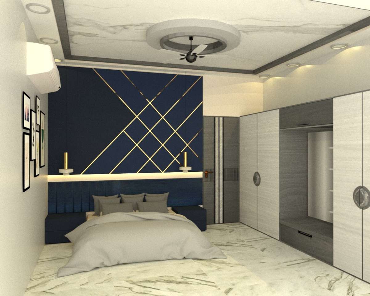 Ceiling, Furniture, Bedroom Designs by Interior Designer Princy Dodani, Indore | Kolo