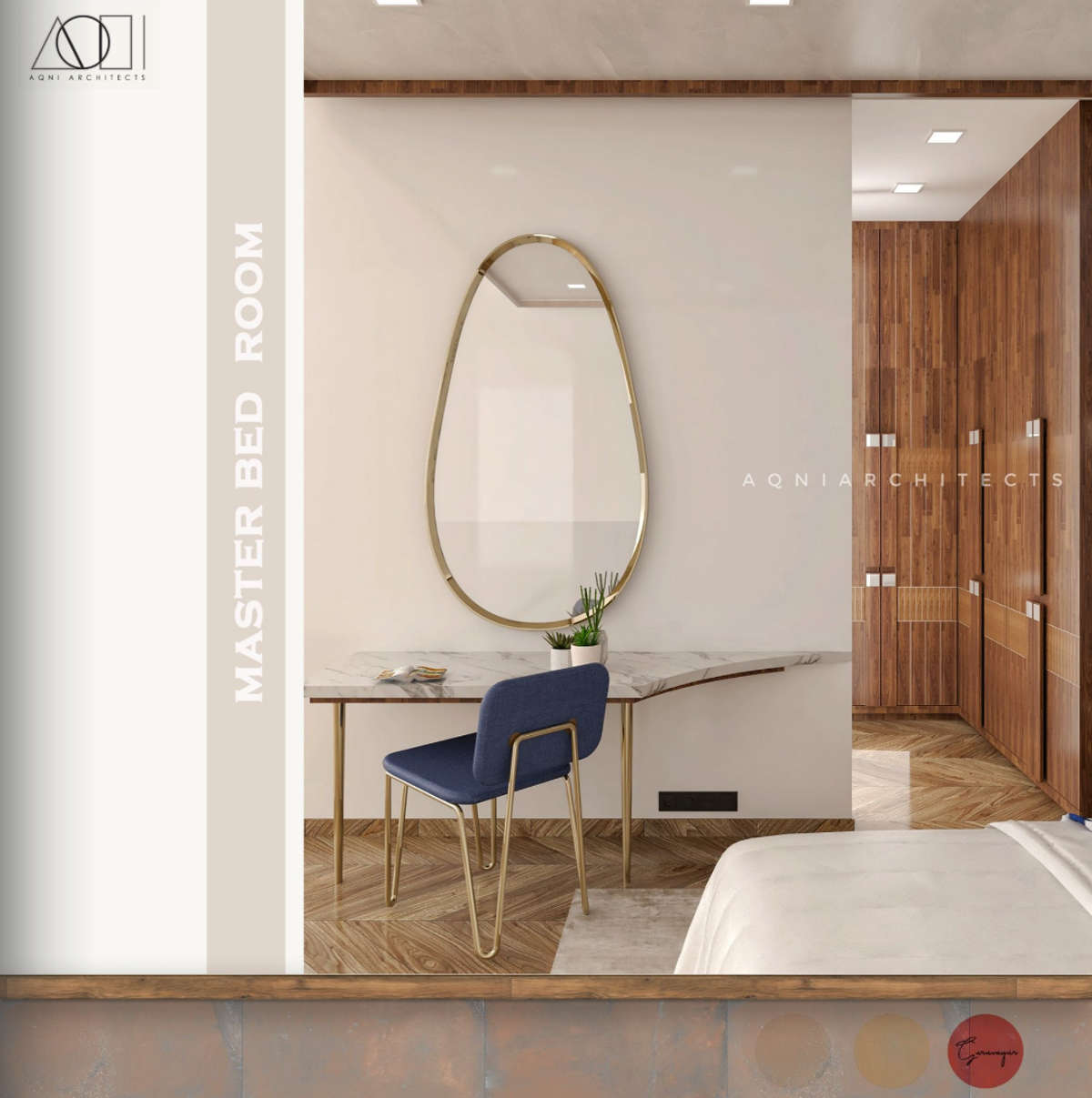 Ceiling, Furniture, Storage, Bedroom Designs by Architect A Q N I A R C H I T E C T S, Thrissur | Kolo