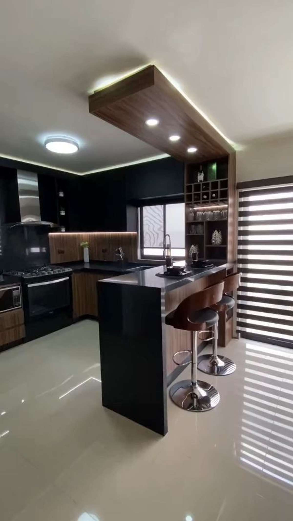 Kitchen, Lighting, Storage Designs by Contractor AABID saifi, Delhi | Kolo