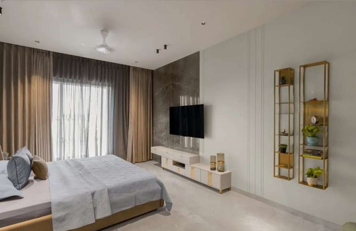 Furniture, Storage, Wall, Bedroom Designs by Architect Kuldeep Yadav, Gautam Buddh Nagar | Kolo