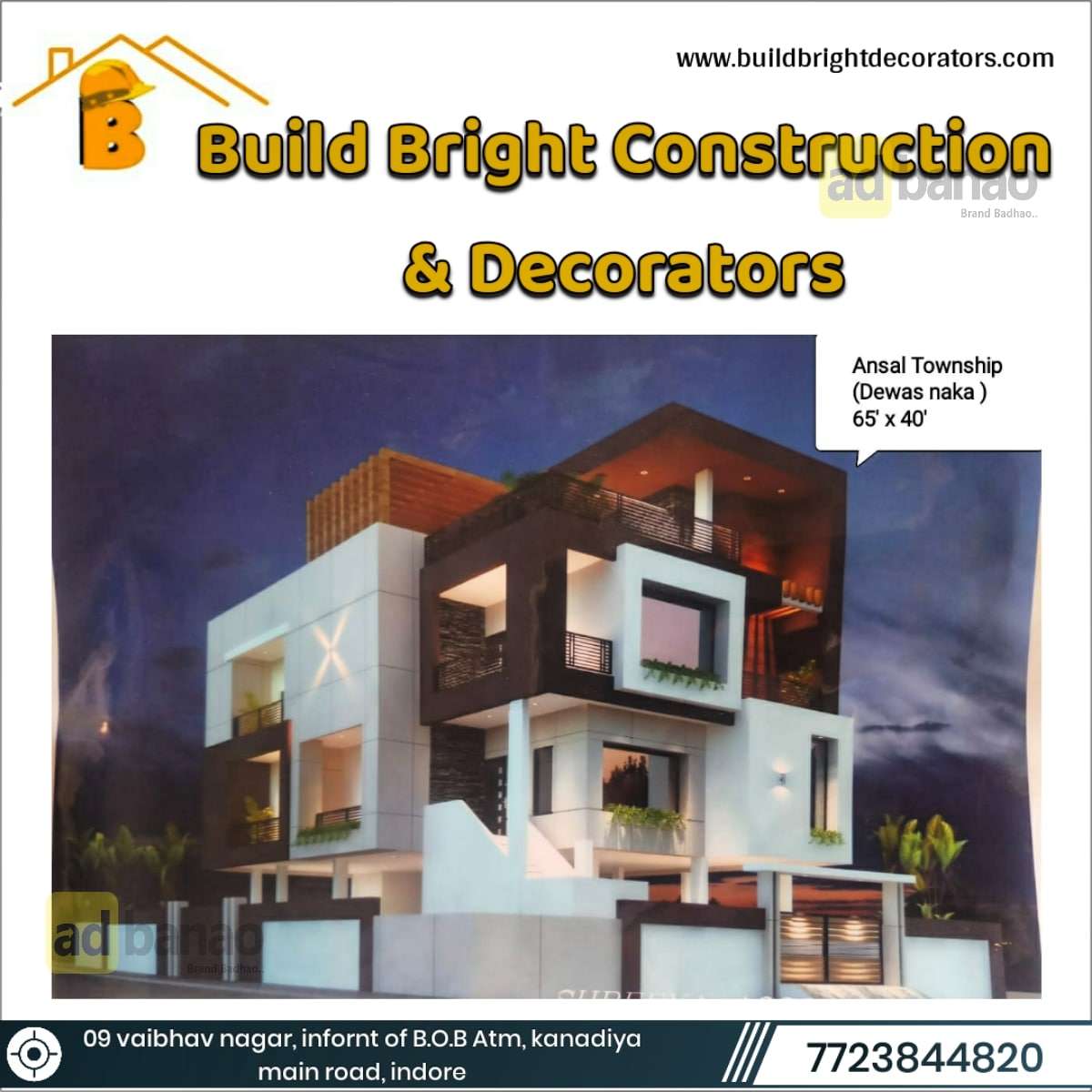 Designs by Civil Engineer Build Bright Construction and Decorators