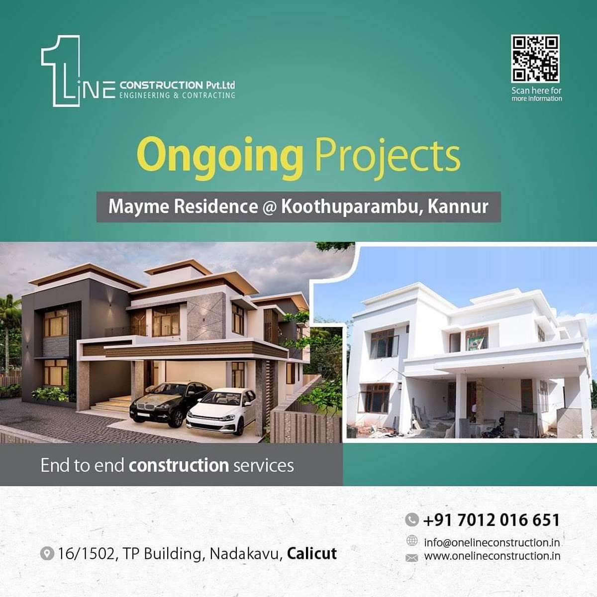 Designs by Contractor One Line Construction Pvt Ltd, Kozhikode | Kolo