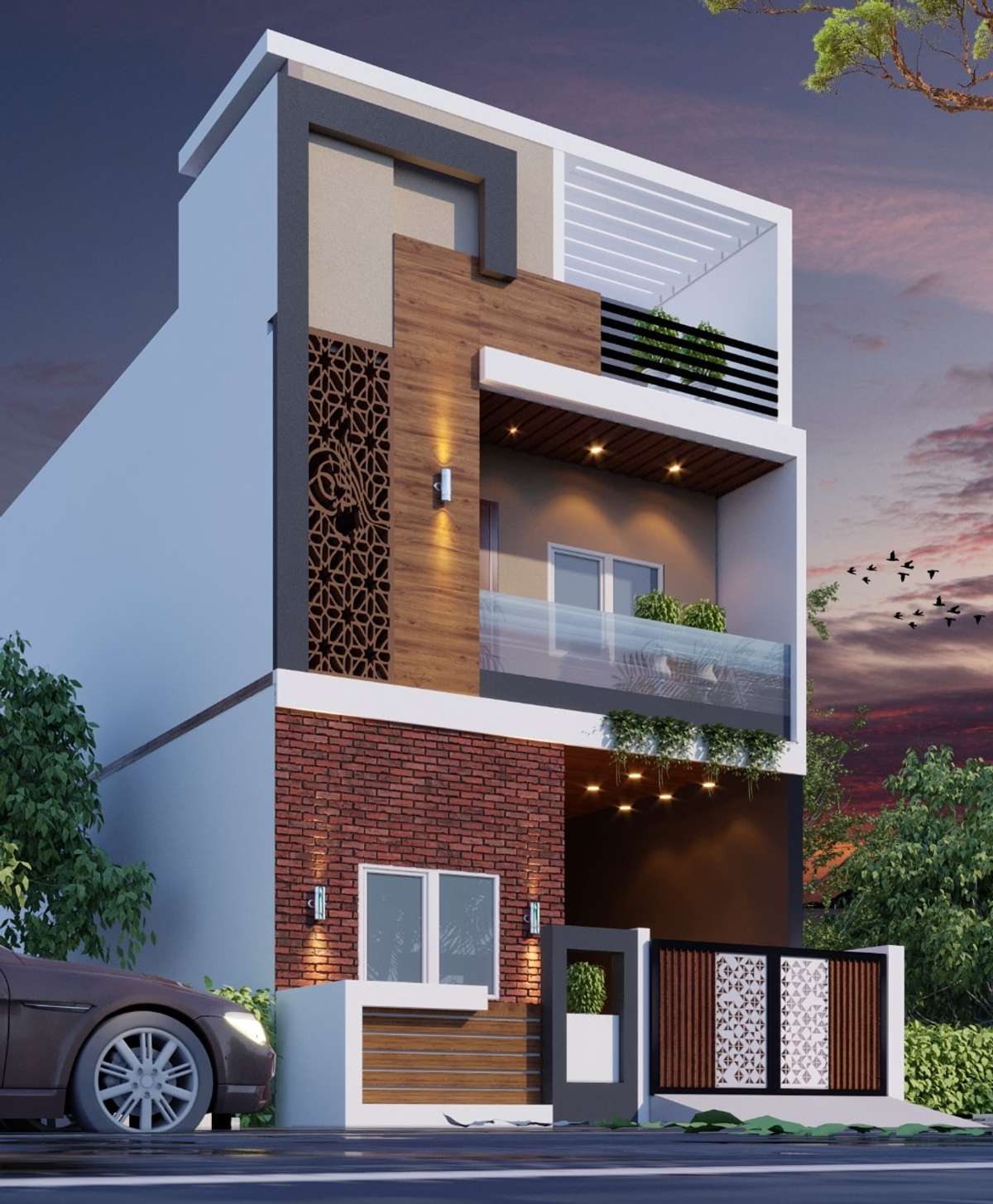 Designs by Architect Shahdeen Khan, Indore Kolo