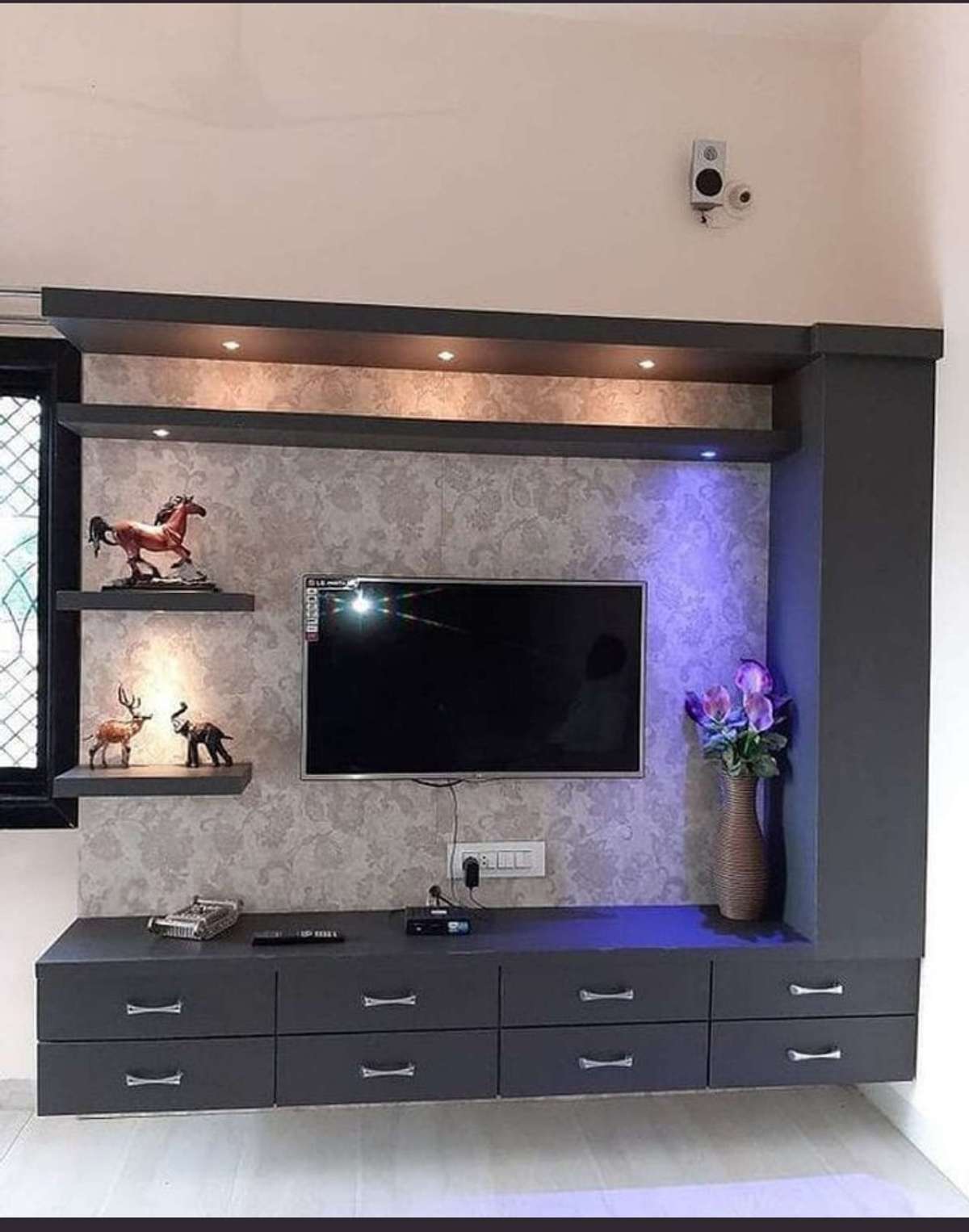 Living, Lighting, Storage Designs by Carpenter Riyaz Saifi, Ghaziabad | Kolo