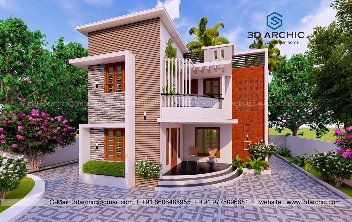 Designs by Architect 3D ARCHIC DESIGNERS   🏙️, Thiruvananthapuram | Kolo