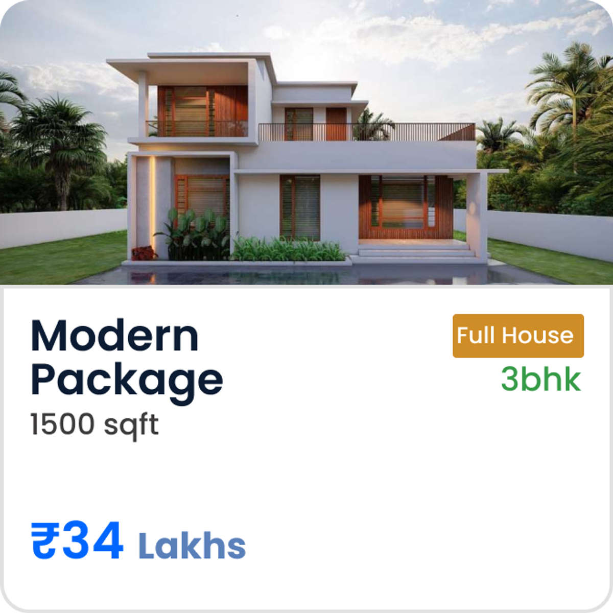 Modern Construction Package By VEDHAA BUILDERS