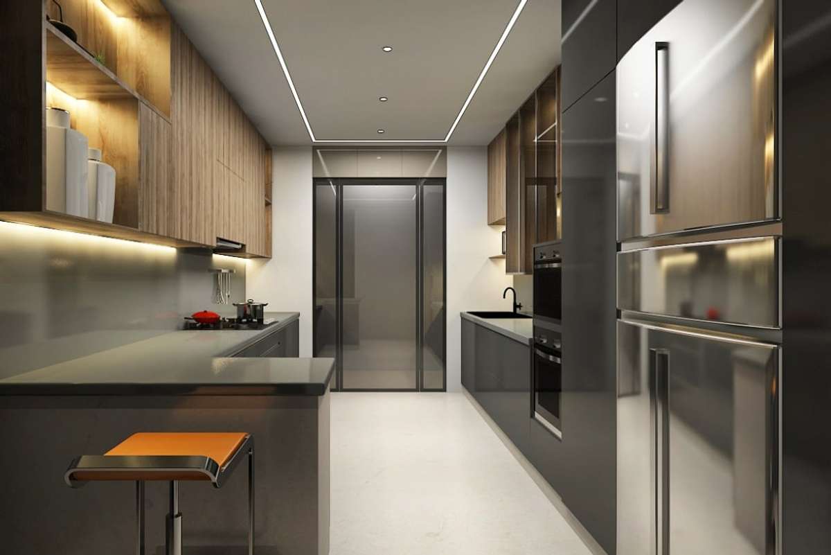Lighting, Kitchen, Storage Designs by Interior Designer Hitesh Kumar, Delhi | Kolo