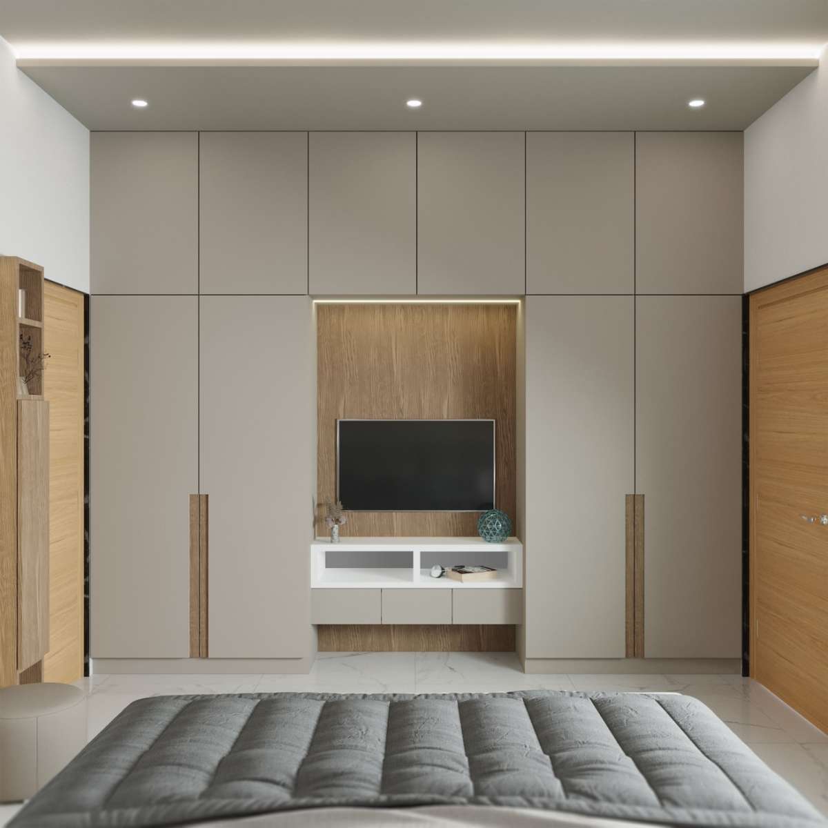Furniture, Storage, Bedroom Designs by Interior Designer Bhawna Bhargava, Gurugram | Kolo