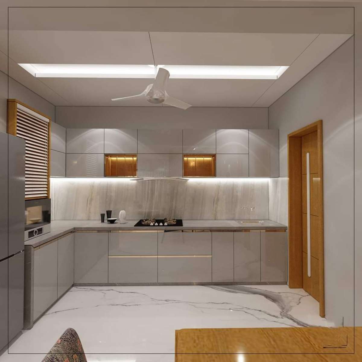 Lighting, Kitchen, Storage Designs by Architect AR MANISH GUPTA, Gautam Buddh Nagar | Kolo