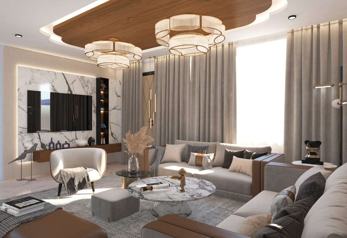 Lighting, Living, Furniture, Storage, Table Designs by Architect Ar Pooja soni interior designer, Jaipur | Kolo