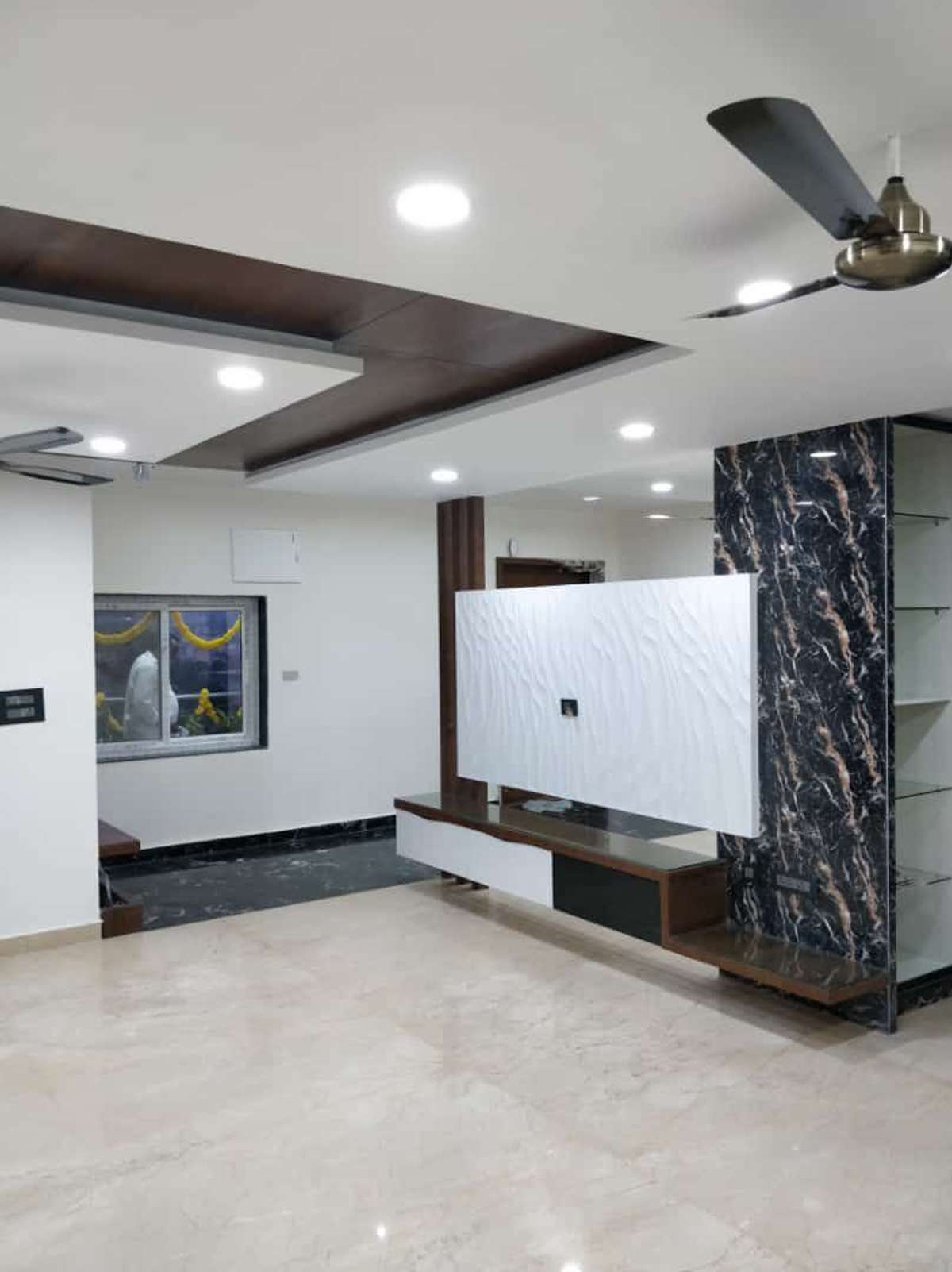 Living, Storage, Ceiling, Flooring, Lighting Designs by Carpenter Follow Kerala Carpenters work, Ernakulam | Kolo