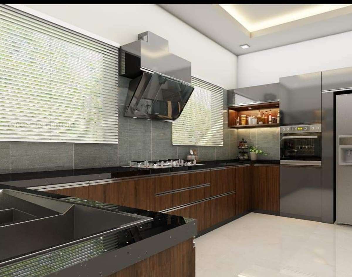 Kitchen, Storage Designs by Interior Designer azed interiors, Kasaragod | Kolo