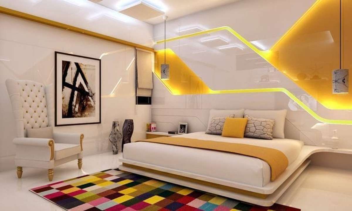 Ceiling, Furniture, Lighting, Storage, Bedroom Designs by Interior Designer Acharaj kumar, Jaipur | Kolo