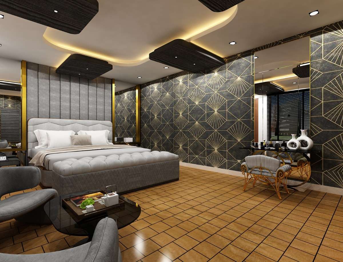 Ceiling, Lighting, Furniture, Storage, Bedroom Designs by 3D & CAD Sanju Singh, Ghaziabad | Kolo