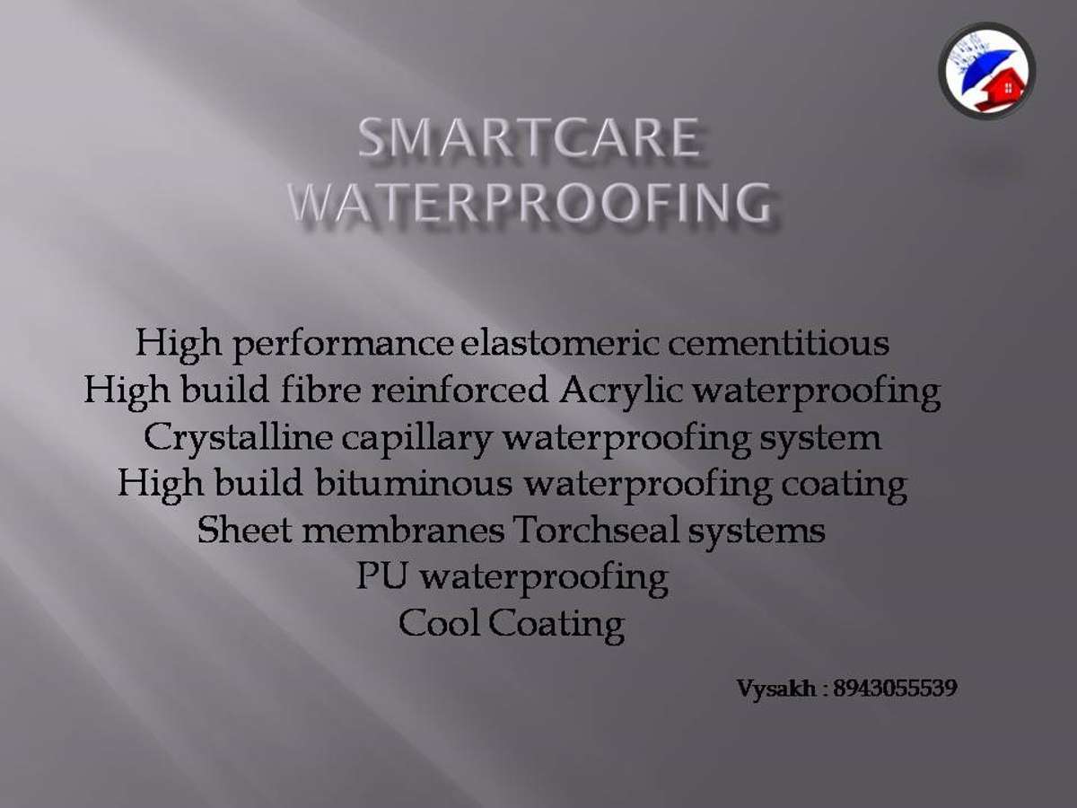 Designs by Water Proofing Smartcare waterproofing, Kottayam | Kolo