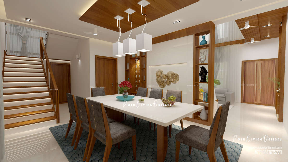 Dining, Furniture, Table, Storage, Staircase Designs by 3D & CAD Rigin PR, Thrissur | Kolo