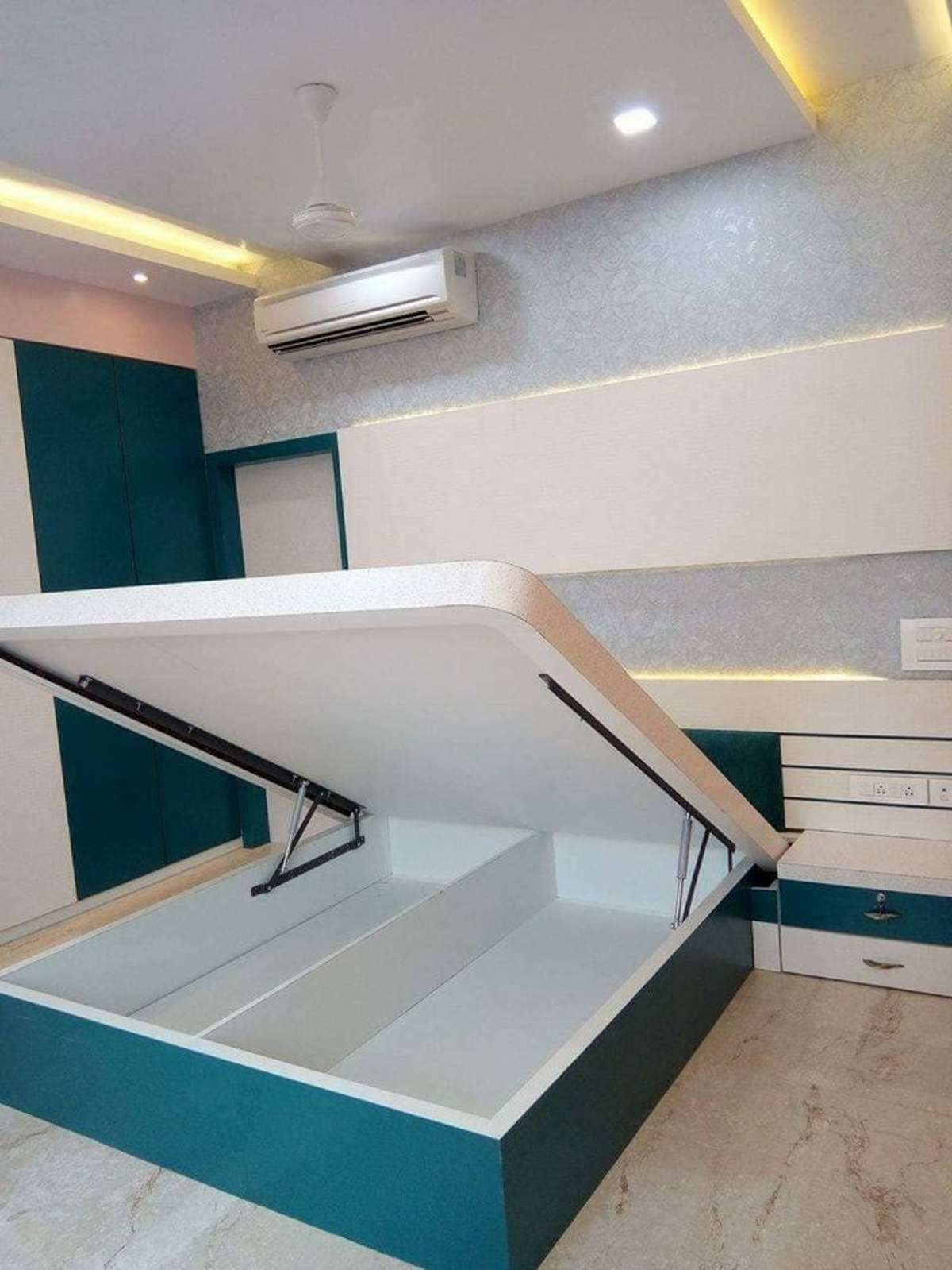 Storage, Living Designs by Contractor Asha Interiors And Constructions, Gurugram | Kolo