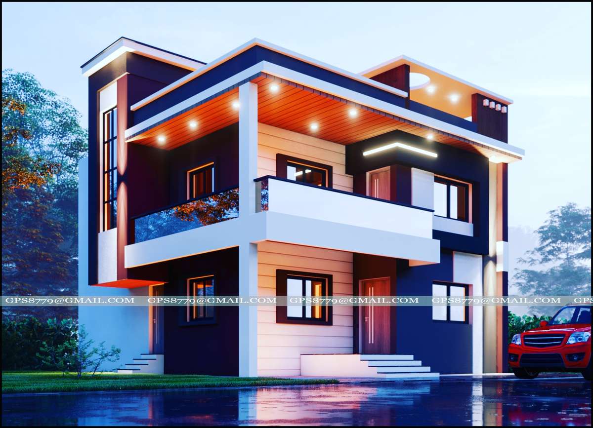 Exterior, Lighting Designs by Civil Engineer sanjeev kumar gupta, Indore | Kolo
