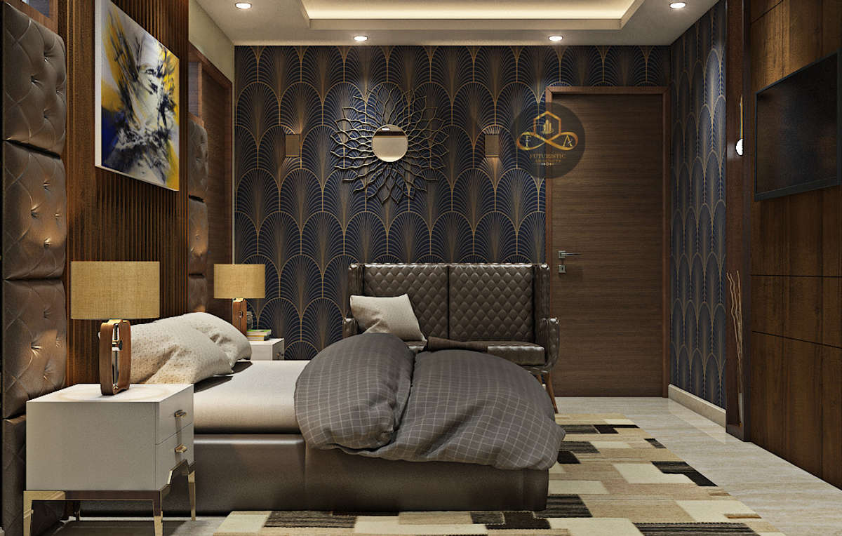 Furniture, Lighting, Bedroom, Storage Designs by Architect Futuristic Architects, Gautam Buddh Nagar | Kolo