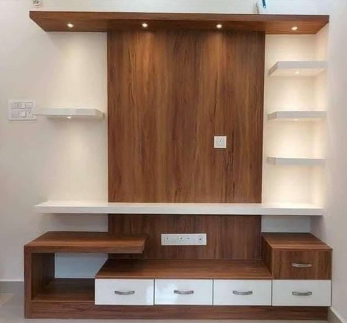Living, Storage, Lighting Designs by Carpenter Tarun Verma, Indore | Kolo