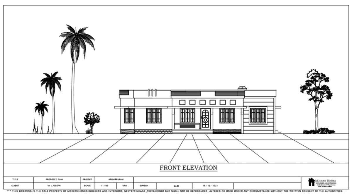 Designs by Civil Engineer Suresh TS, Thiruvananthapuram | Kolo