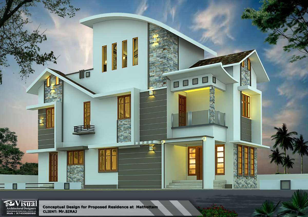 Exterior, Lighting Designs by Contractor V T B BUILDERS DEVELOPERS, Kozhikode | Kolo