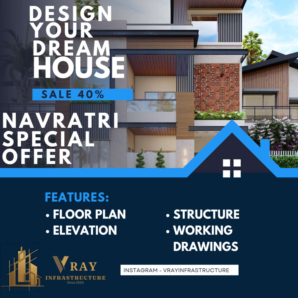 Designs by Architect VRAY Infrastructure, Indore | Kolo