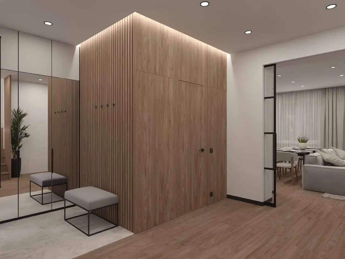 Living, Lighting, Storage Designs by Architect nasdaa interior pvt Ltd, Delhi | Kolo