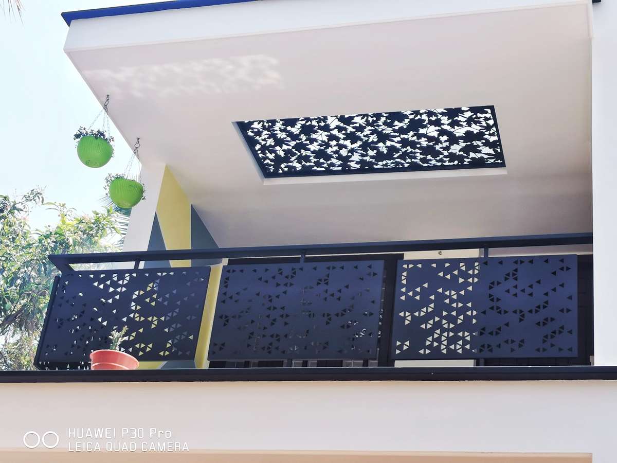 Ceiling, Exterior, Outdoor, Home Decor Designs by Civil Engineer VD signs, Kollam | Kolo