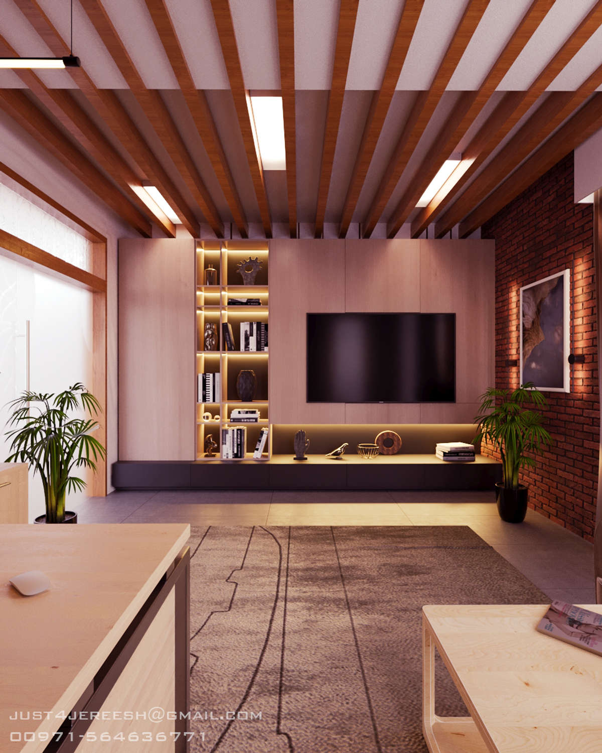 Ceiling, Lighting, Living, Storage, Home Decor Designs by Interior Designer Jareesh cheruvott, Kozhikode | Kolo